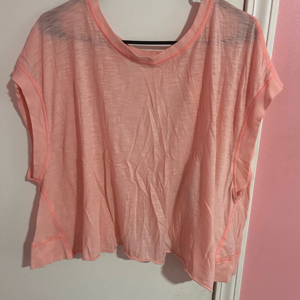 FP Movement by Free People Coral Crop Top